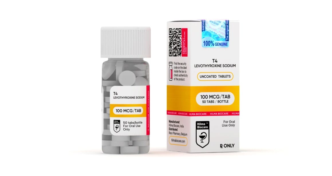 Hilma Biocare – Levothyroxine Sodium T4 (100mcg/50tabs)